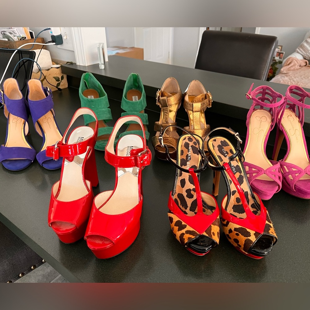 Women’s designer platform shoes!  Buy 4 get the 5th pair free